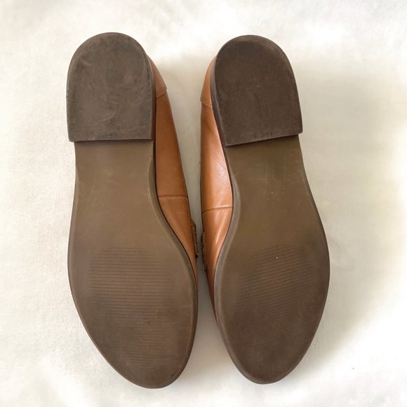 Steve Madden Tan Brown Leather Penny Loafers - Picture 6 of 6